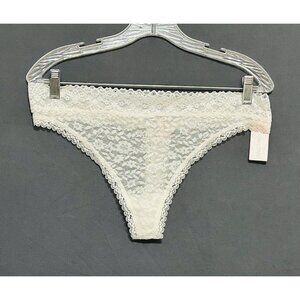 Third Love Everyday Lace Thong 1X Off White